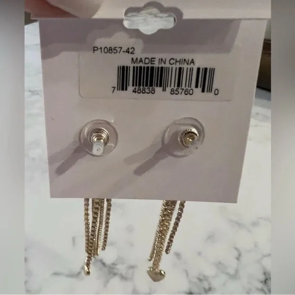 Juicy Couture Red and Pink Heart Earrings - Picture 4 of 4